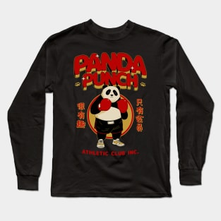 Panda Punch Athletic Club Long Sleeve T-Shirt